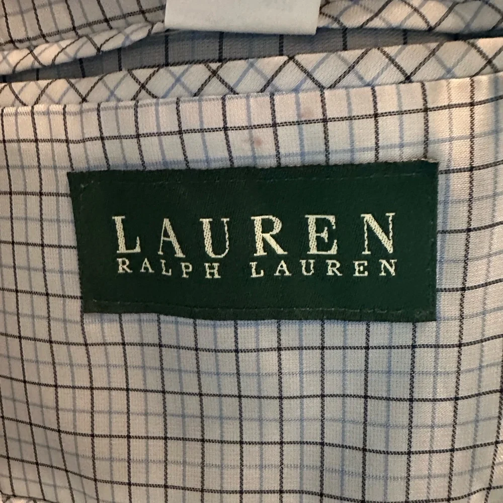 EUC Lauren Ralph Lauren Men's Sz 42R Faux-Suede Sport Coat Blazer Black Holiday